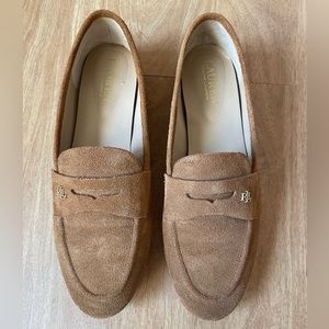 Lauren Ralph Lauren Chesham brown/tan suede loafer size 8 women